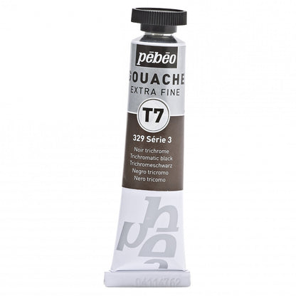 Pebeo Extra-Fijne Gouache T7 20 ml - Trichromatisches Schwarz