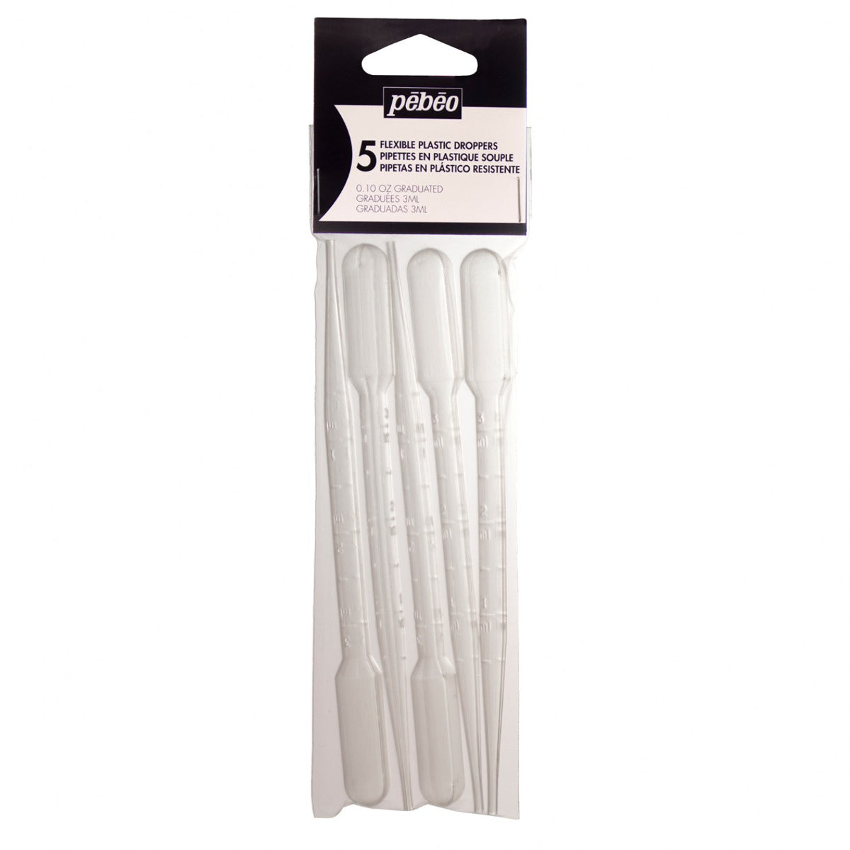 Pebeo Plastic Pipet - 5 stuks - Default Title