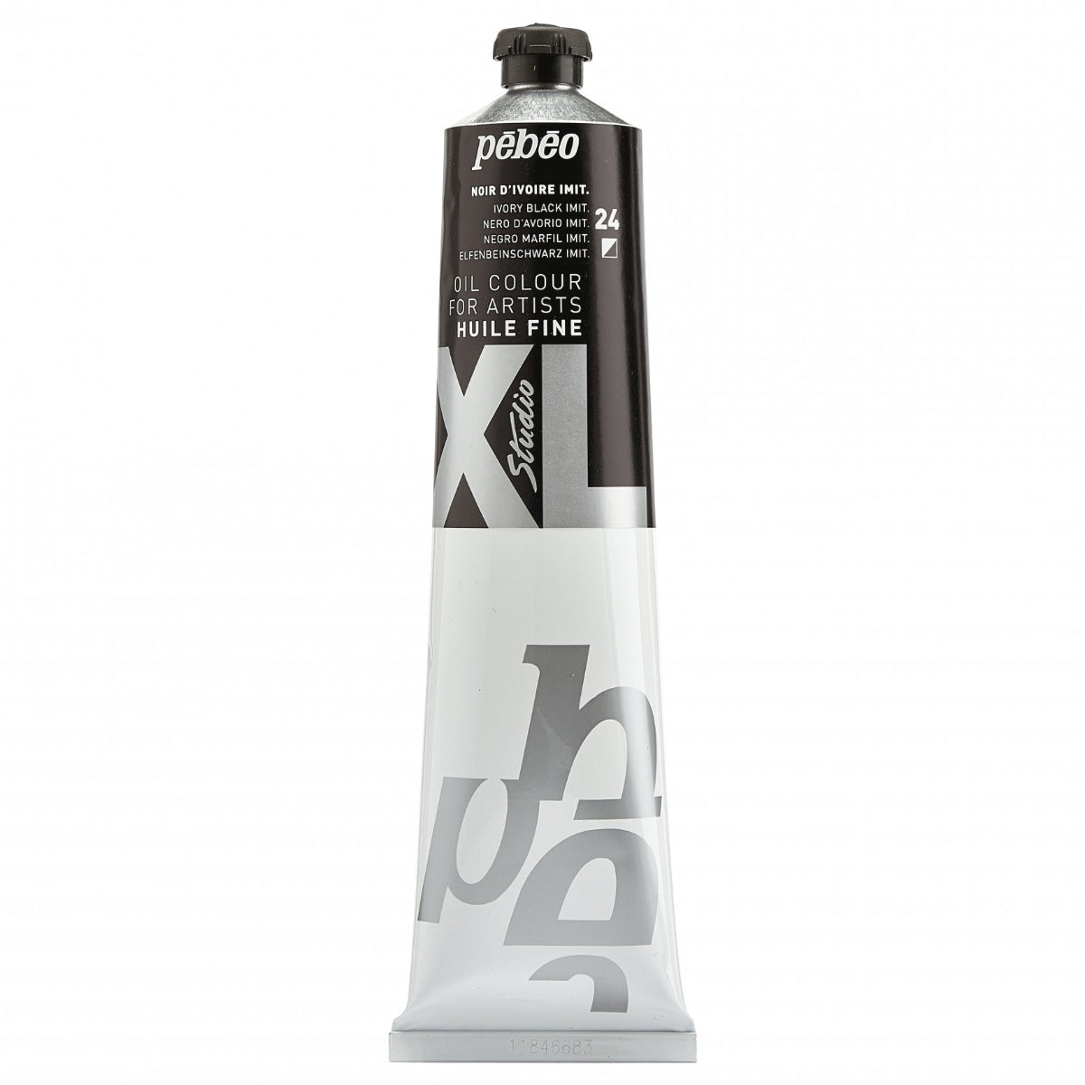 Pebeo Studio XL Ölfarbe 200 ml - 24 - Ivoorzwart imit