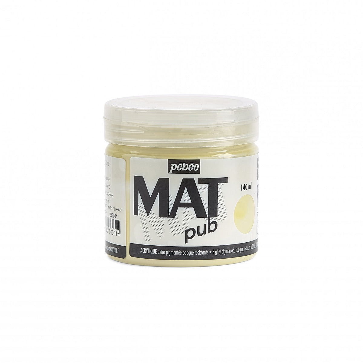 Pebeo Mat Pub Acrylfarbe 140 ml - Ivoor Beige