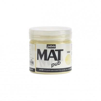 Pebeo Mat Pub Acrylfarbe 140 ml - Ivoor Beige