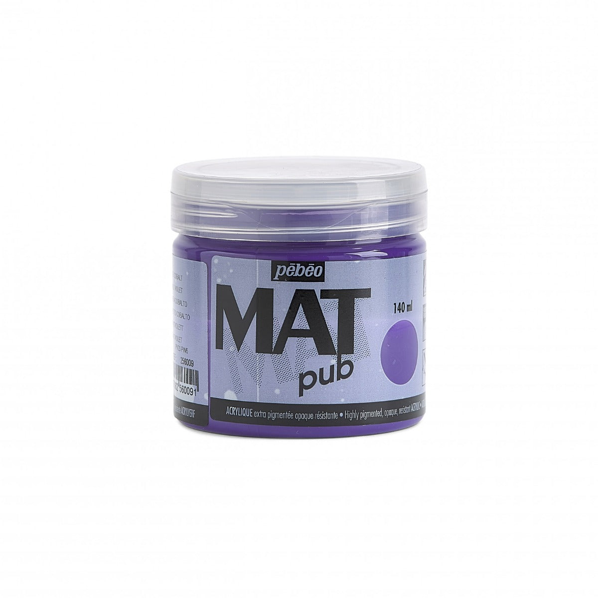 Pebeo Mat Pub Acrylfarbe 140 ml - Kobaltviolett