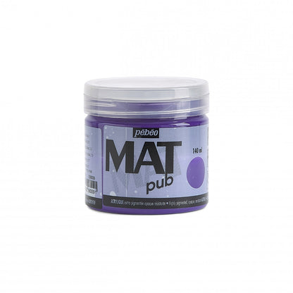 Pebeo Mat Pub Acrylfarbe 140 ml - Kobaltviolett