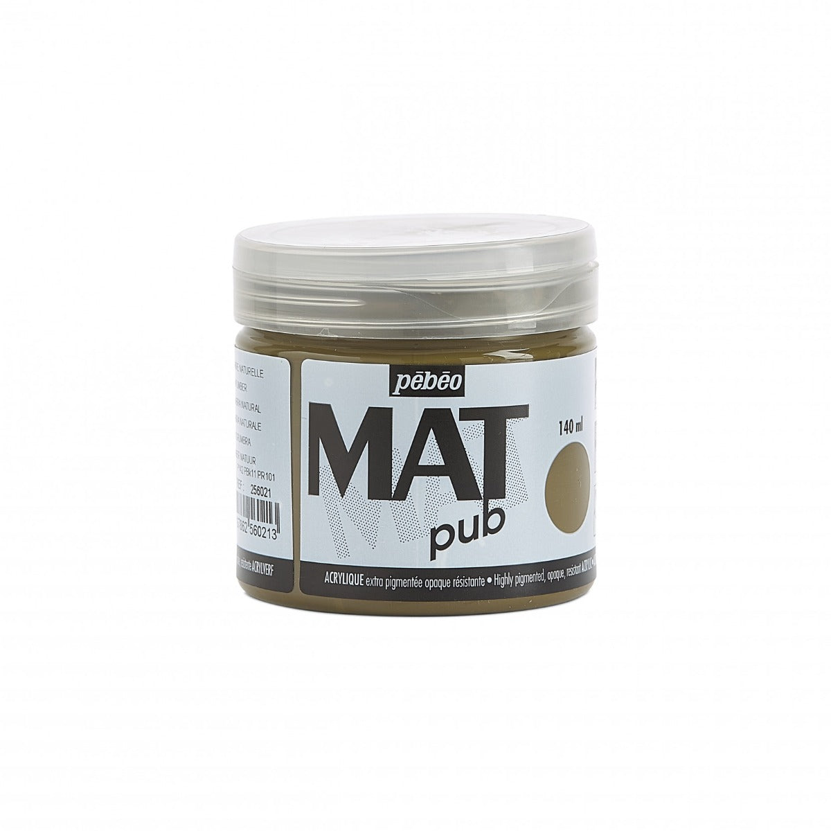 Pebeo Mat Pub Acrylfarbe 140 ml - Naturumbra