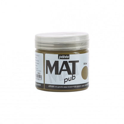 Pebeo Mat Pub Acrylfarbe 140 ml - Naturumbra