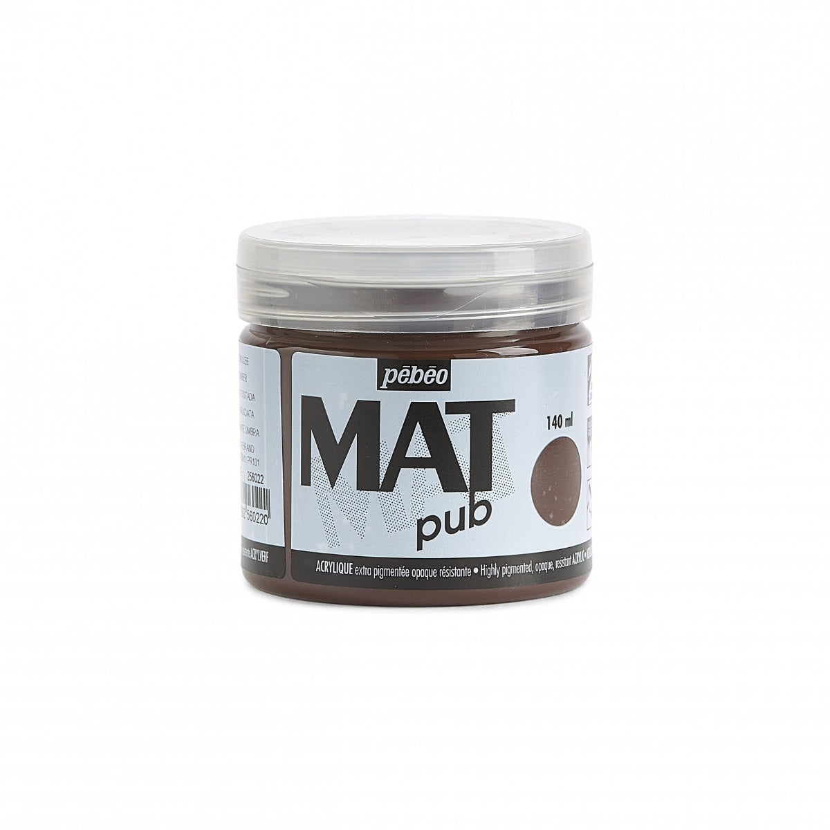 Pebeo Mat Pub Acrylfarbe 140 ml - Gebrannte Umbra