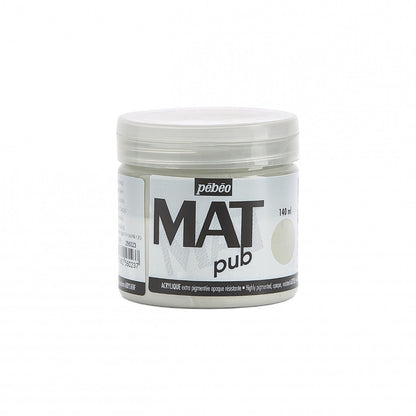 Pebeo Mat Pub Acrylfarbe 140 ml - Warmgrau