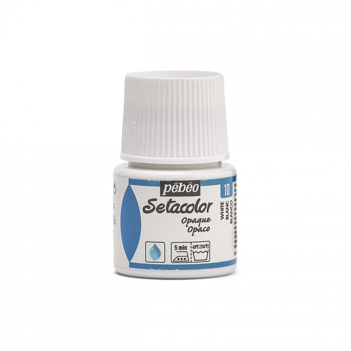 Pebeo Setacolor Opaque Textilfarbe 45 ml - 10 - Weiß