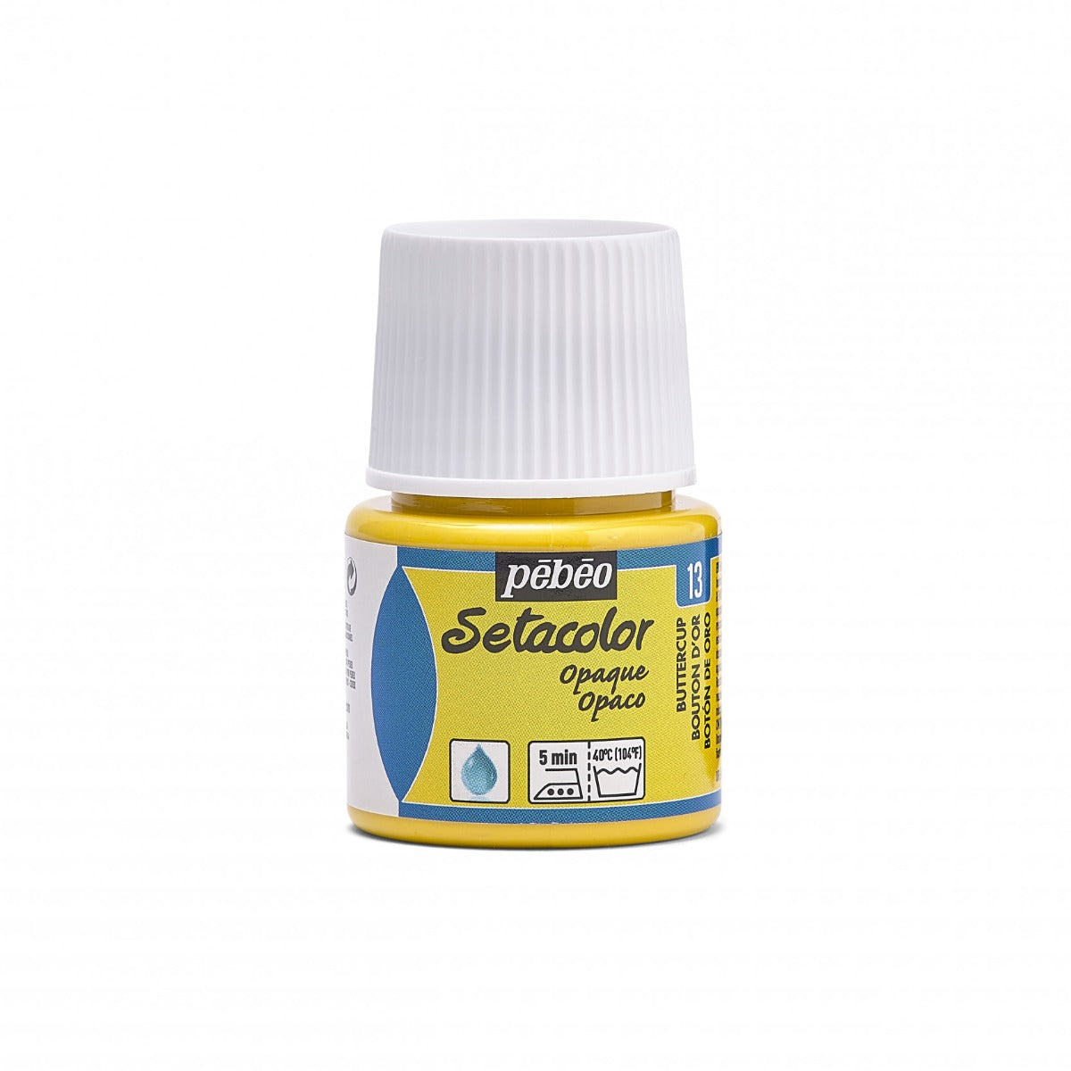 Pebeo Setacolor Opaque Textilfarbe 45 ml - 13 - Butterblume