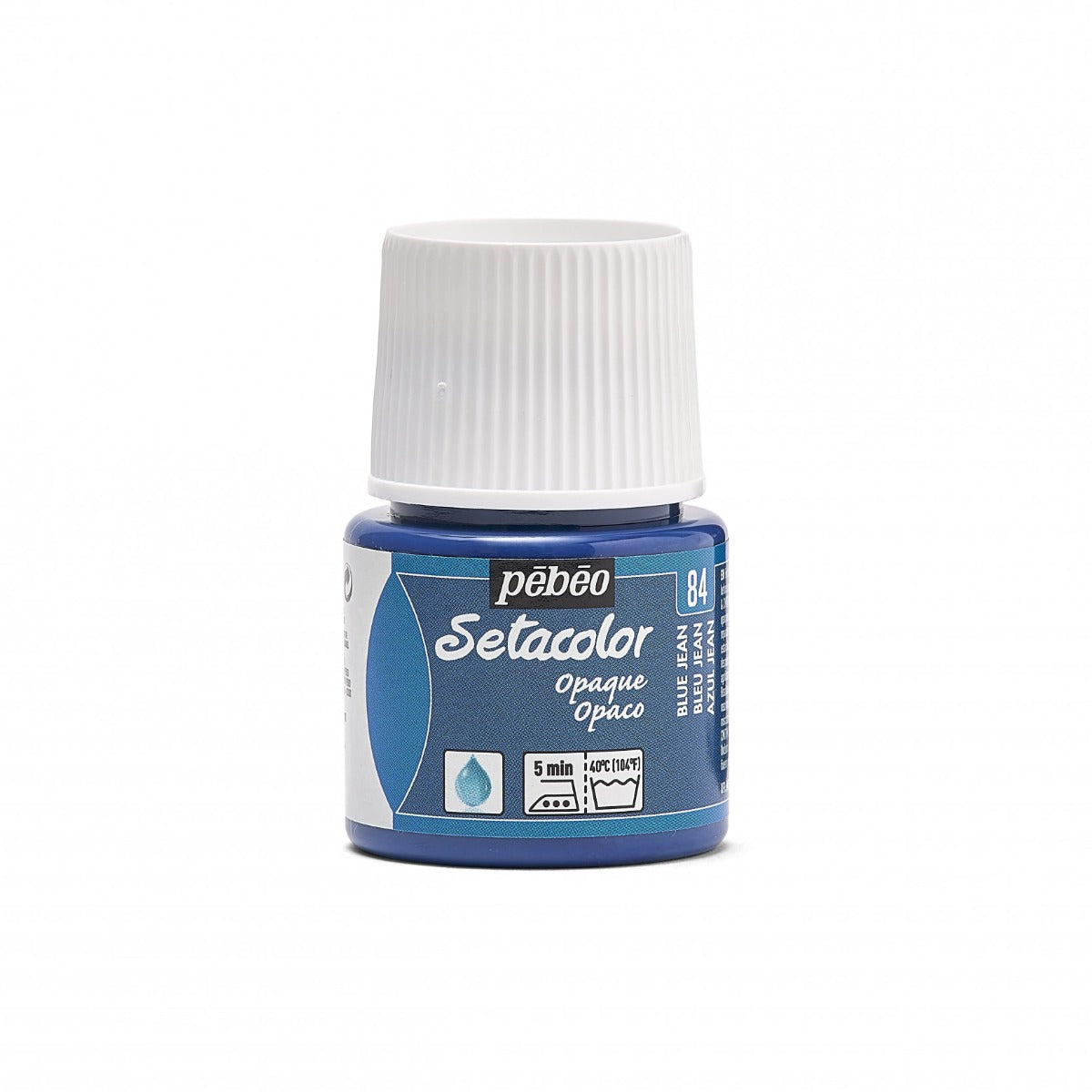 Pebeo Setacolor Opaque Textilfarbe 45 ml - 84 - Jeansblauw