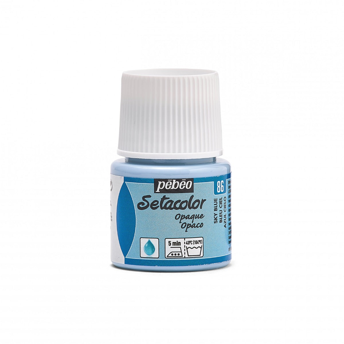 Pebeo Setacolor Opaque Textilfarbe 45 ml - 86 - Hemelsblauw