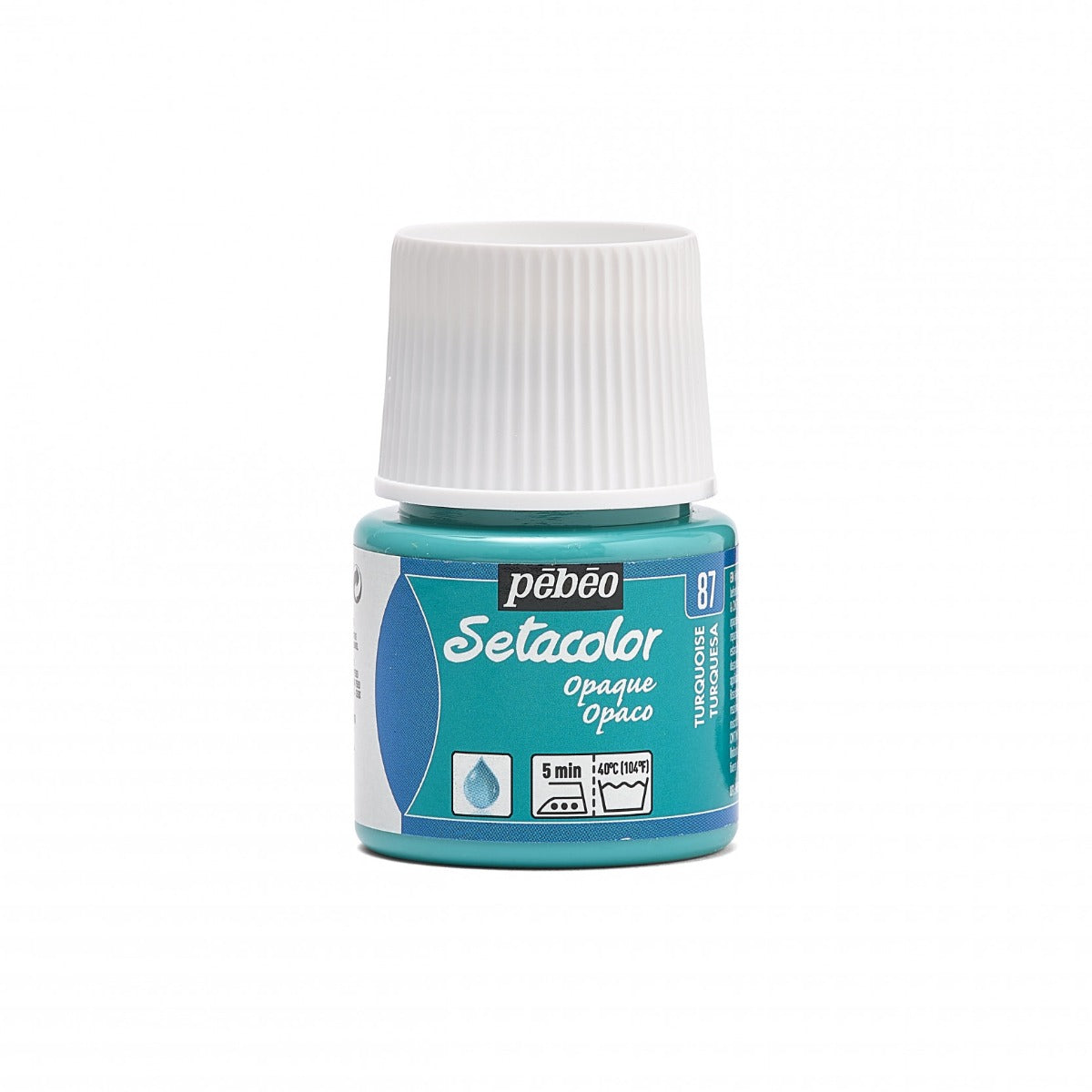 Pebeo Setacolor Opaque Textilfarbe 45 ml - 87 - Turkoois
