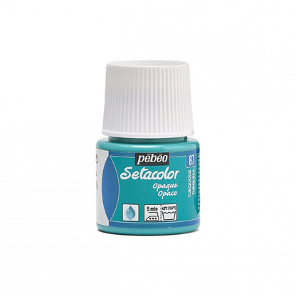 Pebeo Setacolor Opaque Textilfarbe 45 ml - 87 - Turkoois