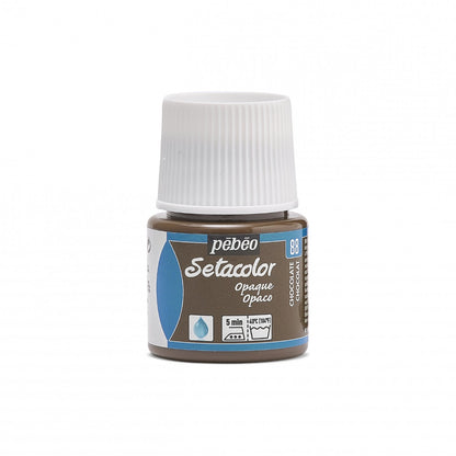 Pebeo Setacolor Opaque Textilfarbe 45 ml - 88 - Chocolade