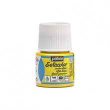 Pebeo Setacolor Opaque Suede Textilfarbe 45 ml - Leuchtgelb