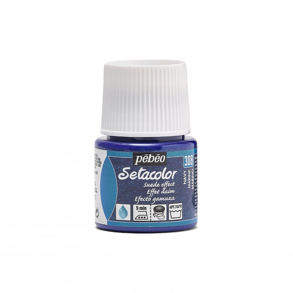 Pebeo Setacolor Opaque Suede Textilfarbe 45 ml - Marine