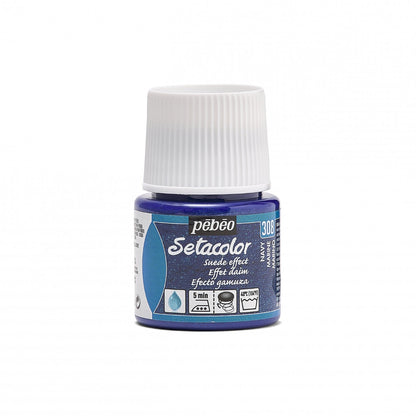 Pebeo Setacolor Opaque Suede Textilfarbe 45 ml - Marine
