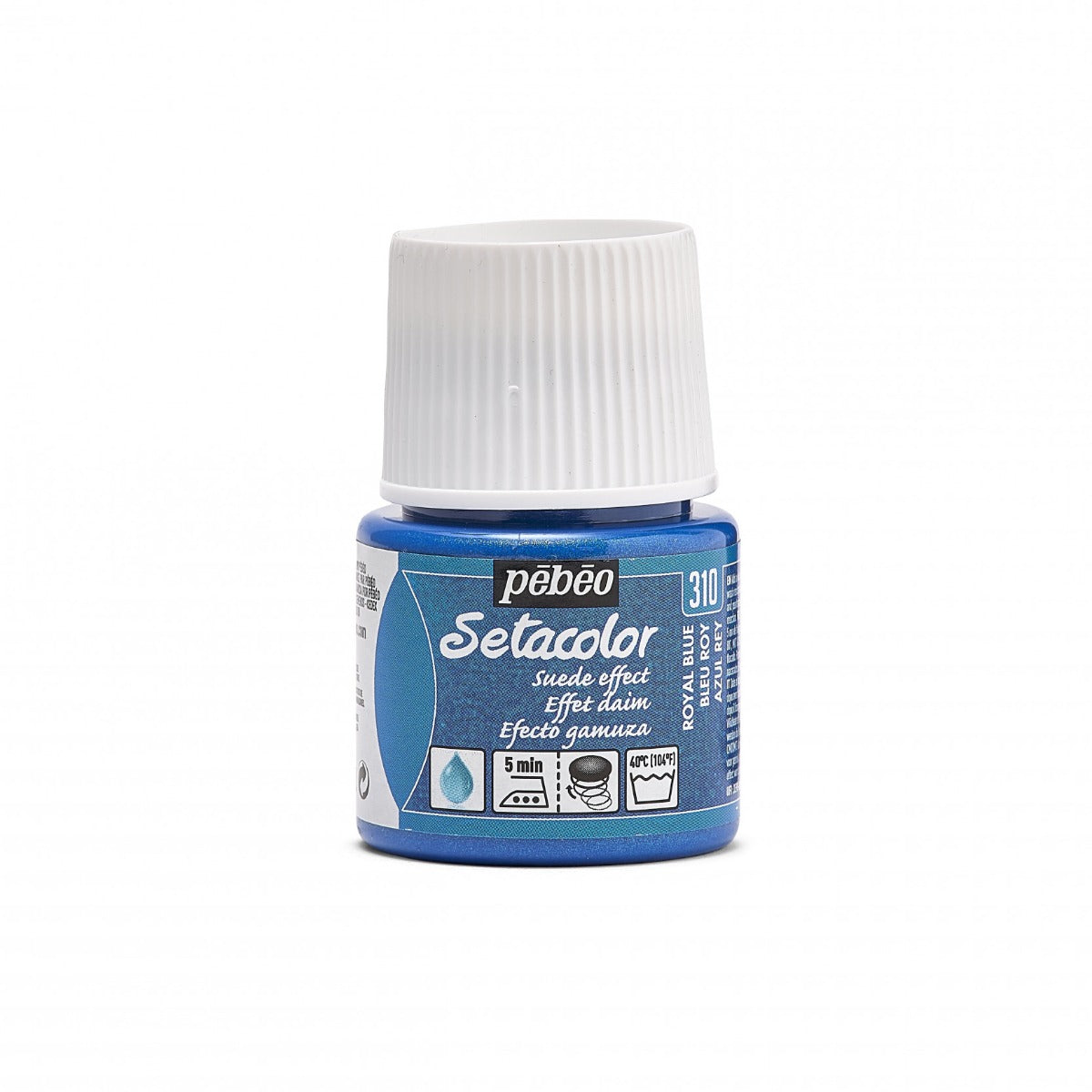 Pebeo Setacolor Opaque Suede Textilfarbe 45 ml - Koningsblauw