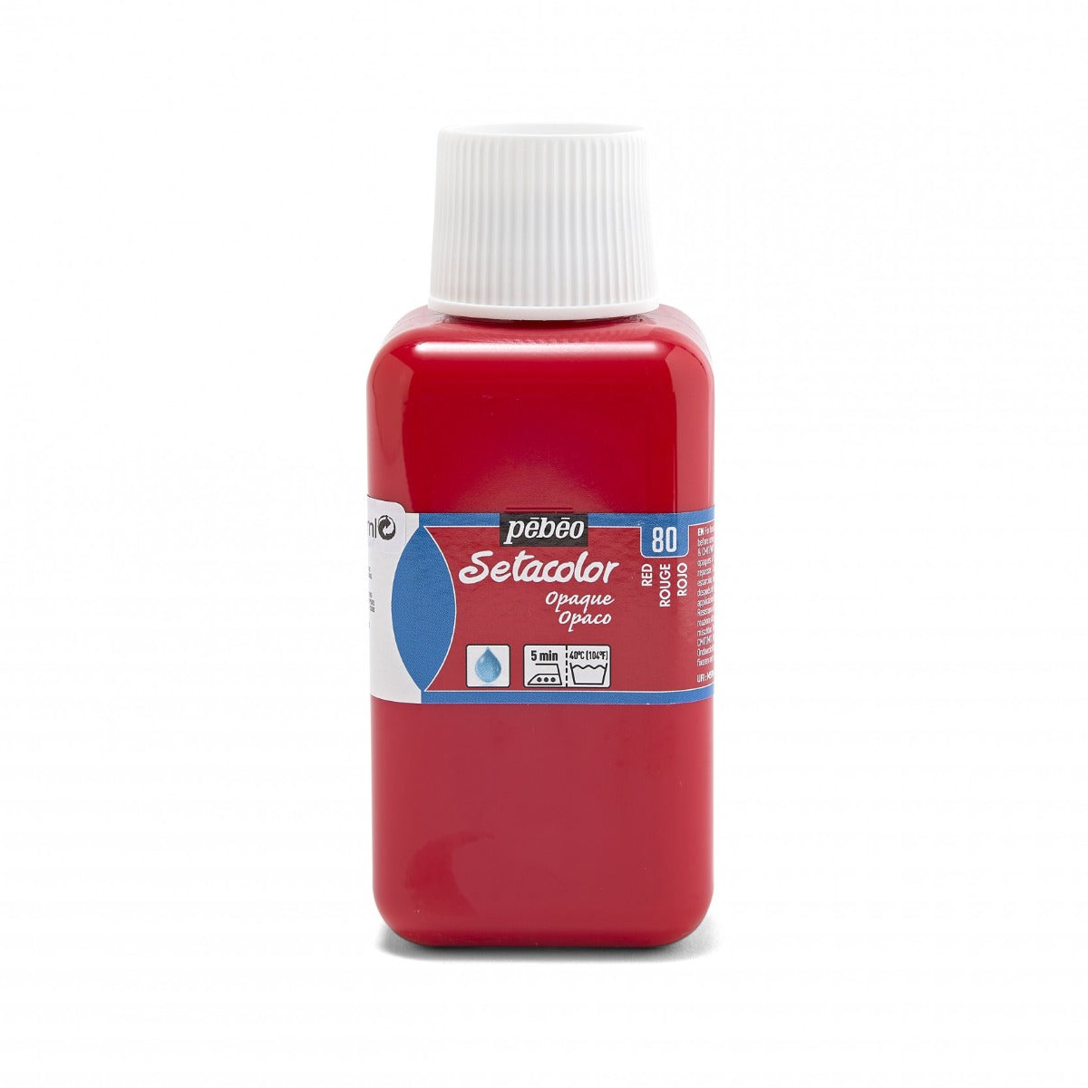 Pebeo Setacolor Opaque Textilfarbe 250 ml - 80 - Rot