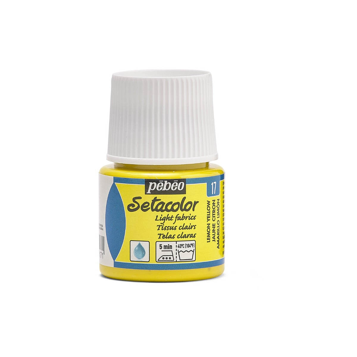 Pebeo Setacolor Light Fabric Textilfarbe 45 ml - 17 - Citroengeel