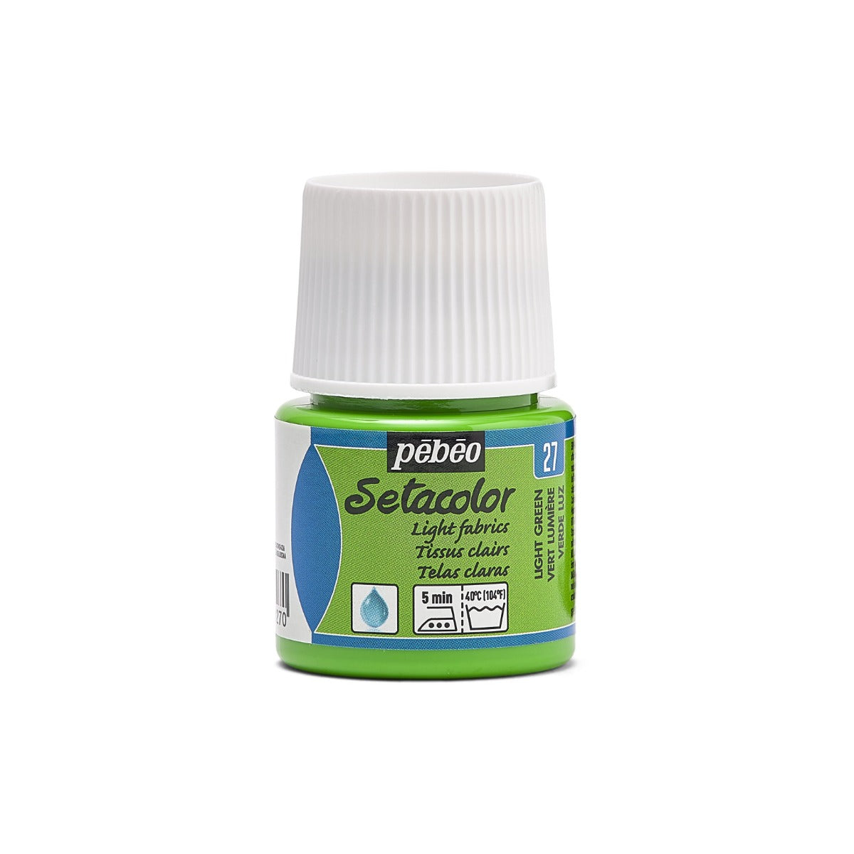 Pebeo Setacolor Light Fabric Textilfarbe 45 ml - 27 - Hellgrün