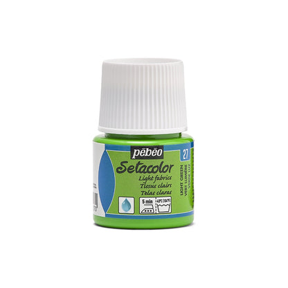 Pebeo Setacolor Light Fabric Textilfarbe 45 ml - 27 - Hellgrün