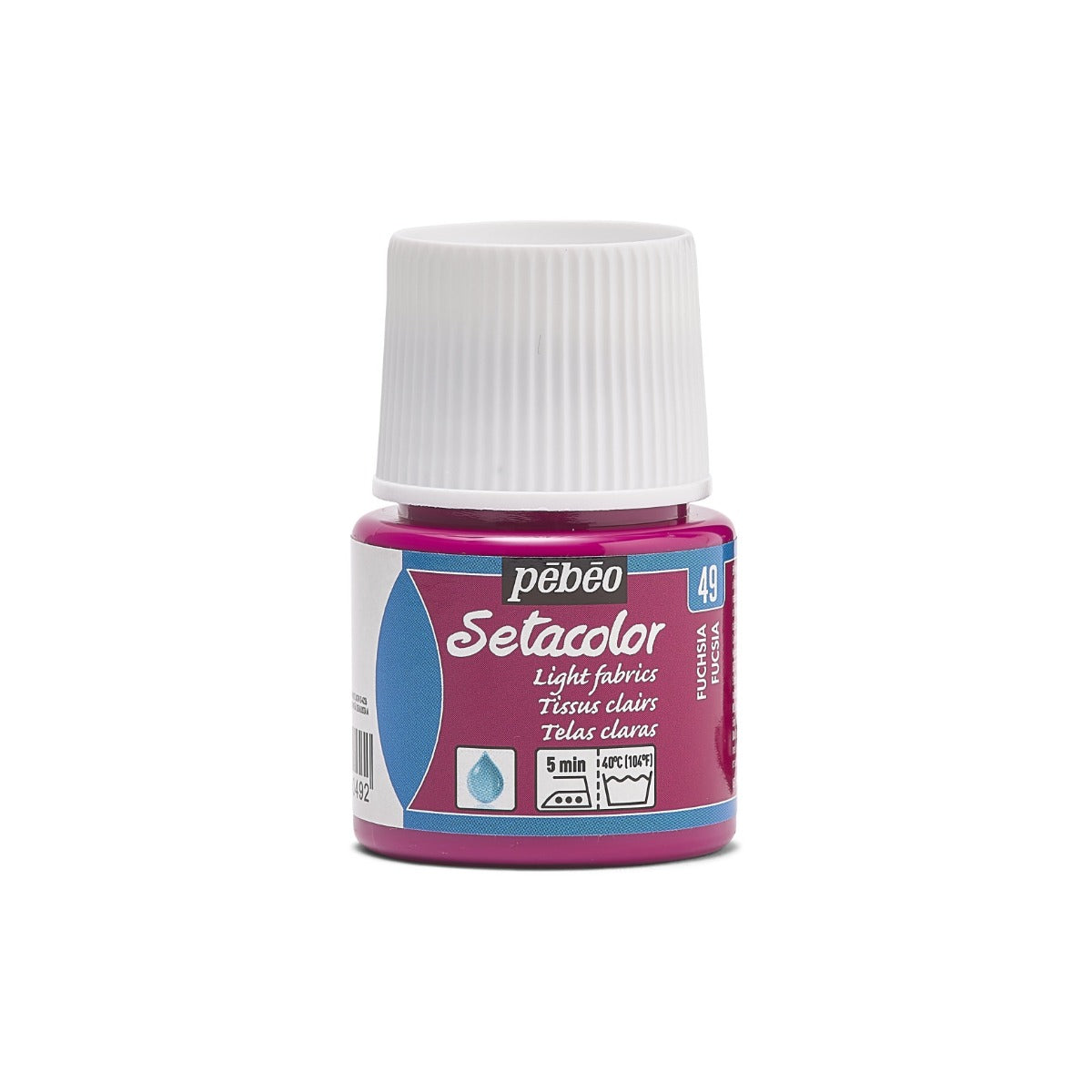 Pebeo Setacolor Light Fabric Textilfarbe 45 ml - 49 - Fuchsia