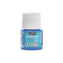 Pebeo Setacolor Glitter Textilfarbe 45 ml - Aquamarijn