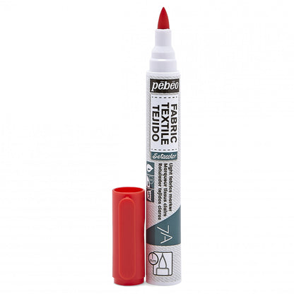 Pebeo Setacolor Light Fabric Marker 7A - Rot