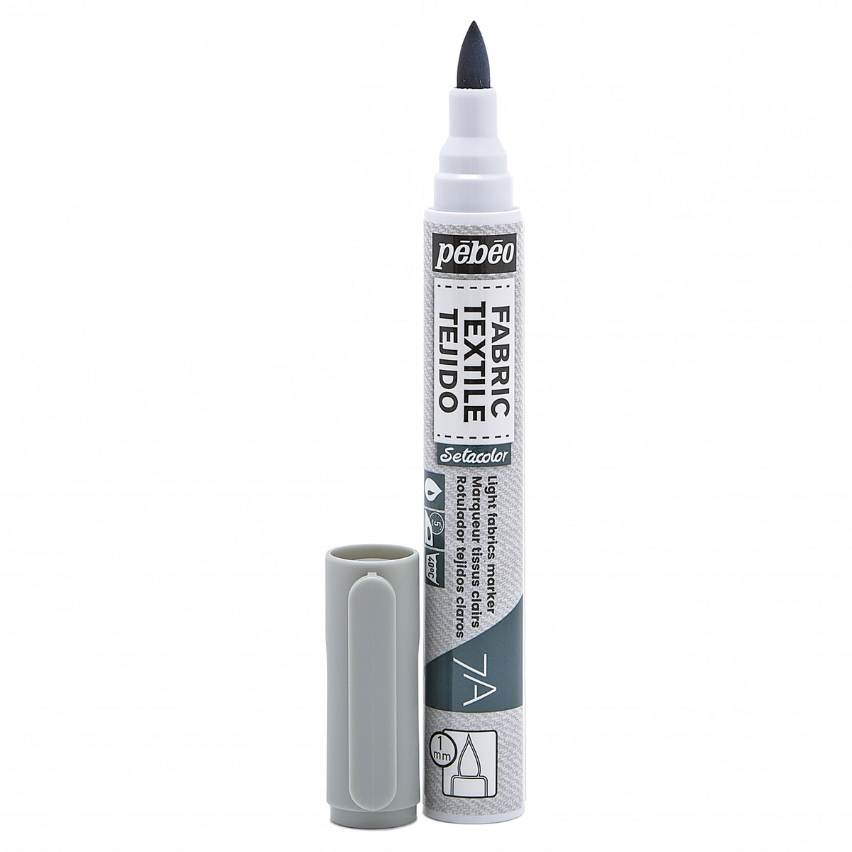Pebeo Setacolor Light Fabric Marker 7A - Grau