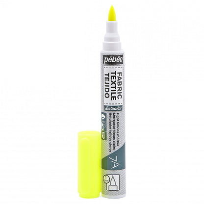 Pebeo Setacolor Light Fabric Marker 7A - 13 - Fluoreszierend Yellow