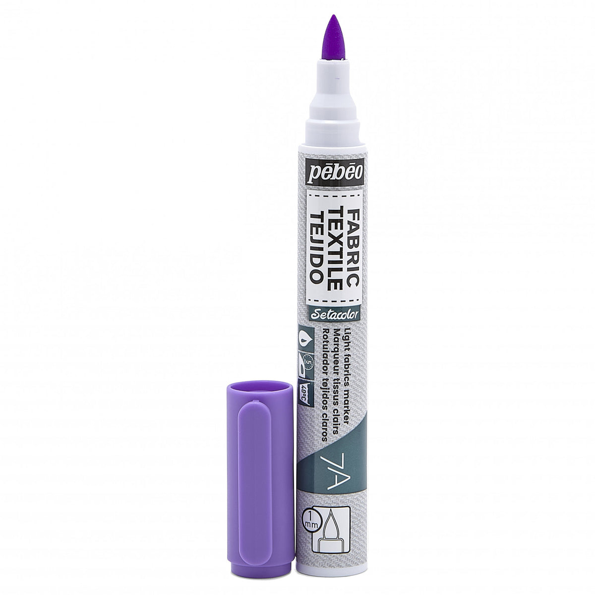 Pebeo Setacolor Light Fabric Marker 7A - 16 - Fluoreszierend Violett