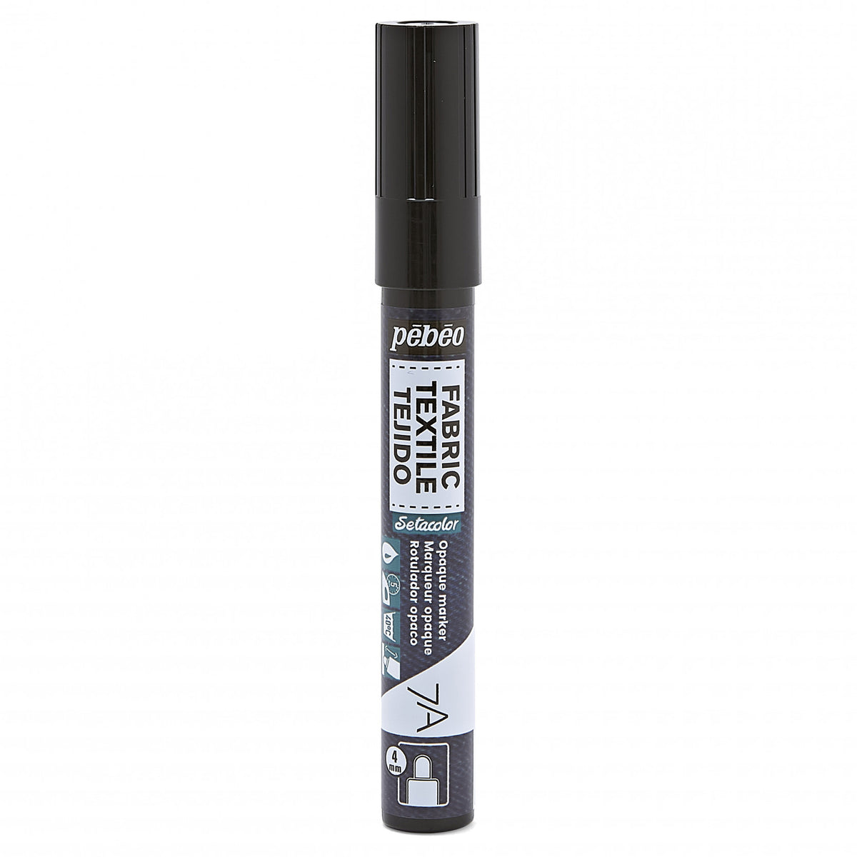 Pebeo Setacolor Opaque Marker 7A - Schwarz