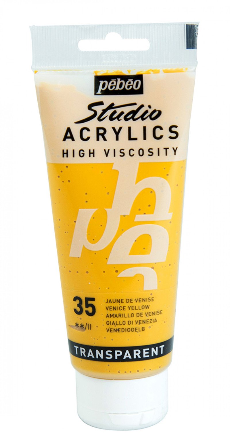 Pebeo Studio Acrylfarbe 100 ml - 35 - Venetiaans Gelb