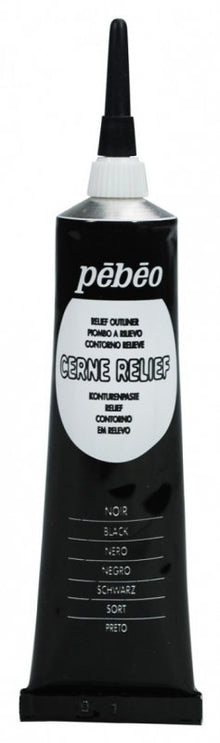 Pebeo Cerne Relief Omlijning 37 ml - Schwarz