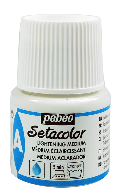 Pebeo Setacolor Textielmediums - Lightening medium - 45 ml