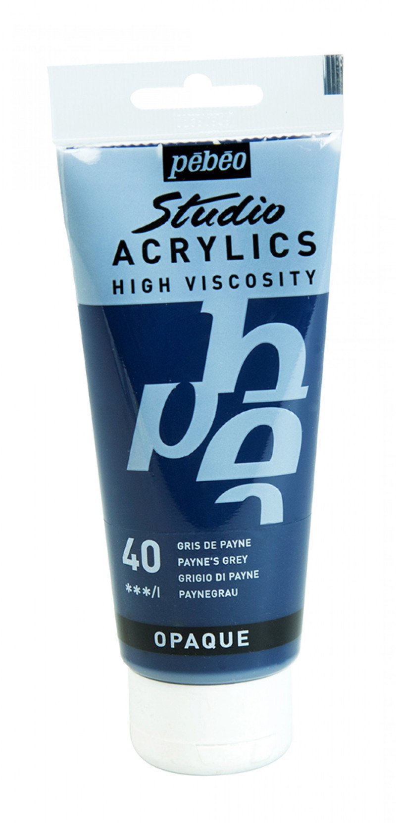 Pebeo Studio Acrylfarbe 100 ml - 40 - Paynesgrau