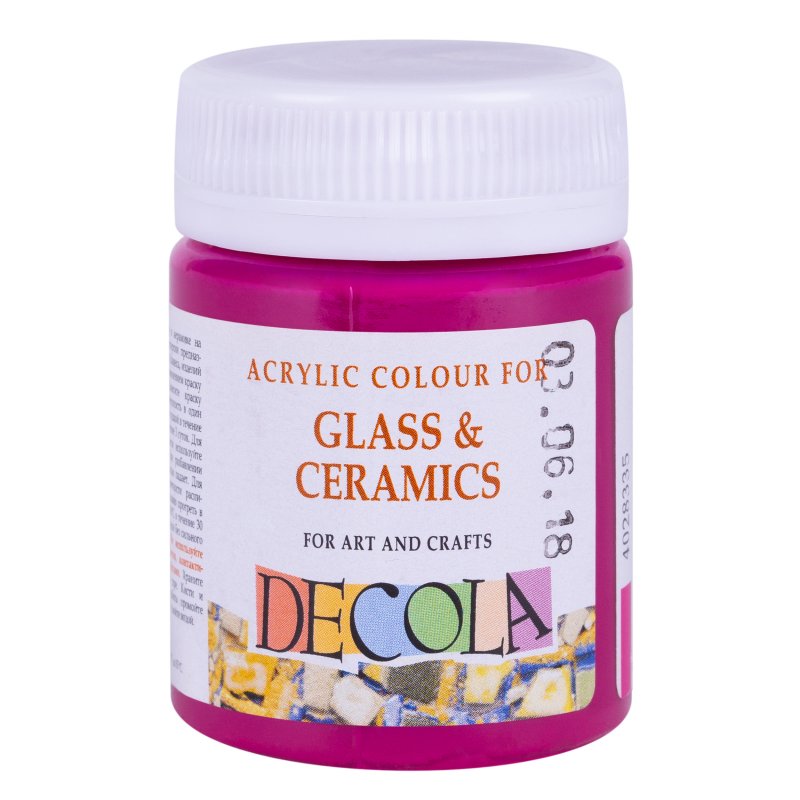 Decola Glass & Ceramics Acrylfarbe 50 ml - Rose Light