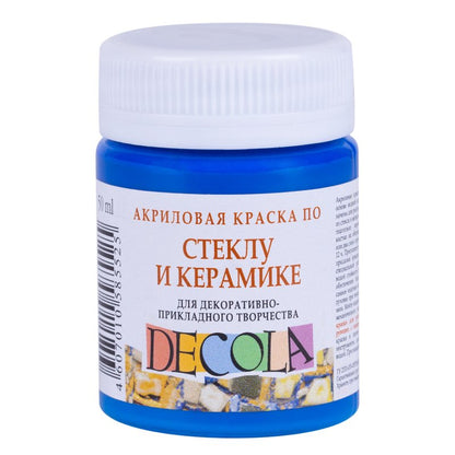Decola Glass & Ceramics Acrylfarbe 50 ml - Blue Light