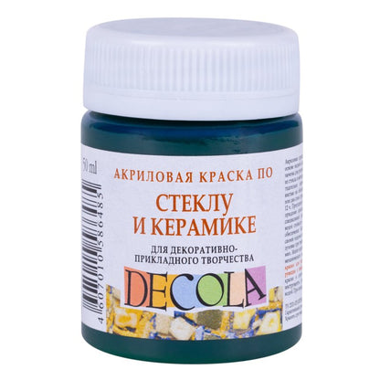Decola Glass & Ceramics Acrylfarbe 50 ml - Green Deep