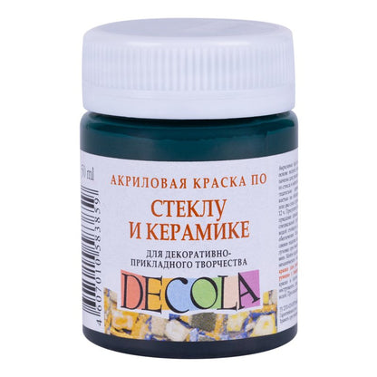 Decola Glass & Ceramics Acrylfarbe 50 ml - Emerald Green
