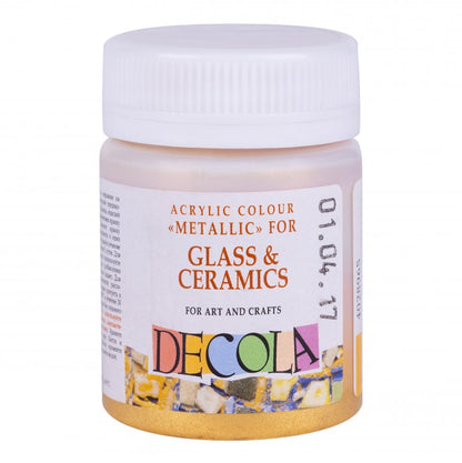 Decola Glass & Ceramics Acrylfarbe 50 ml - Gold