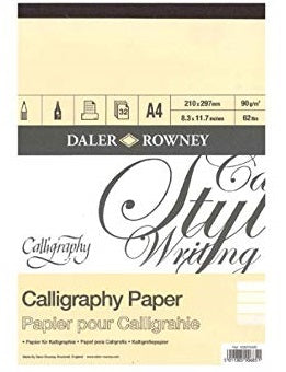Daler-Rowney Calligraphy Pad 90 gsm - 32 Sheets