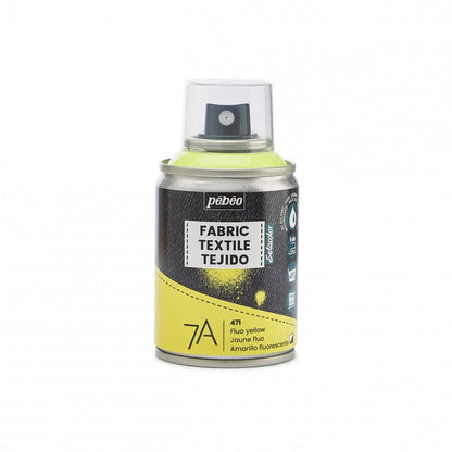 Pebeo 7A Textielspray 100 ml - Fluoreszierend Gelb