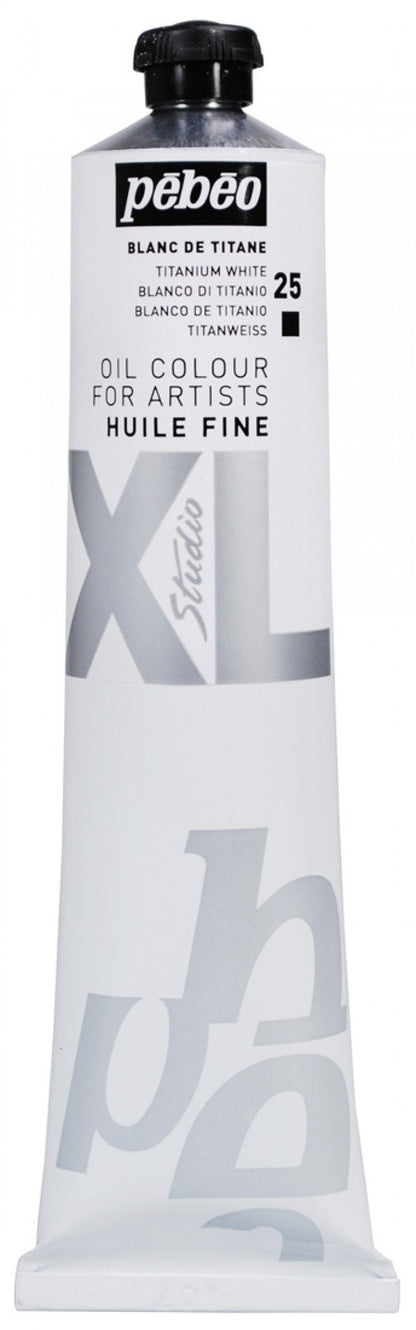 Pebeo Studio XL Ölfarbe 200 ml - 25 - Titanweiß