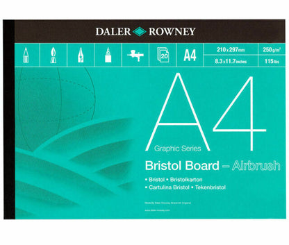 Daler-Rowney Bristol Board Pad - A4 - 20 Blatt