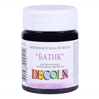 Decola Silk Paint 50 ml - Schwarz