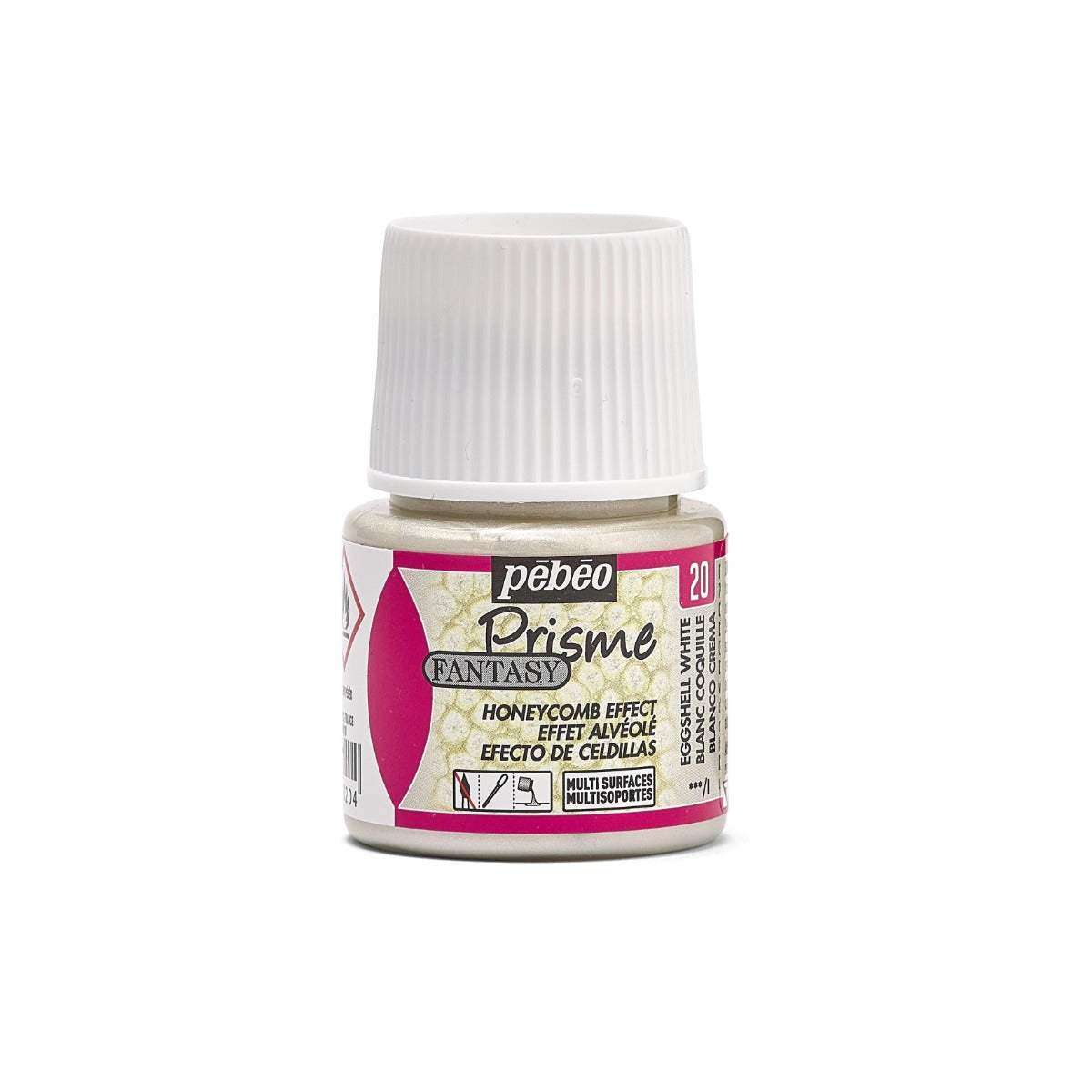 Pebeo Fantasy Prisme Effektfarbe 45 ml - Eierschalenweiß