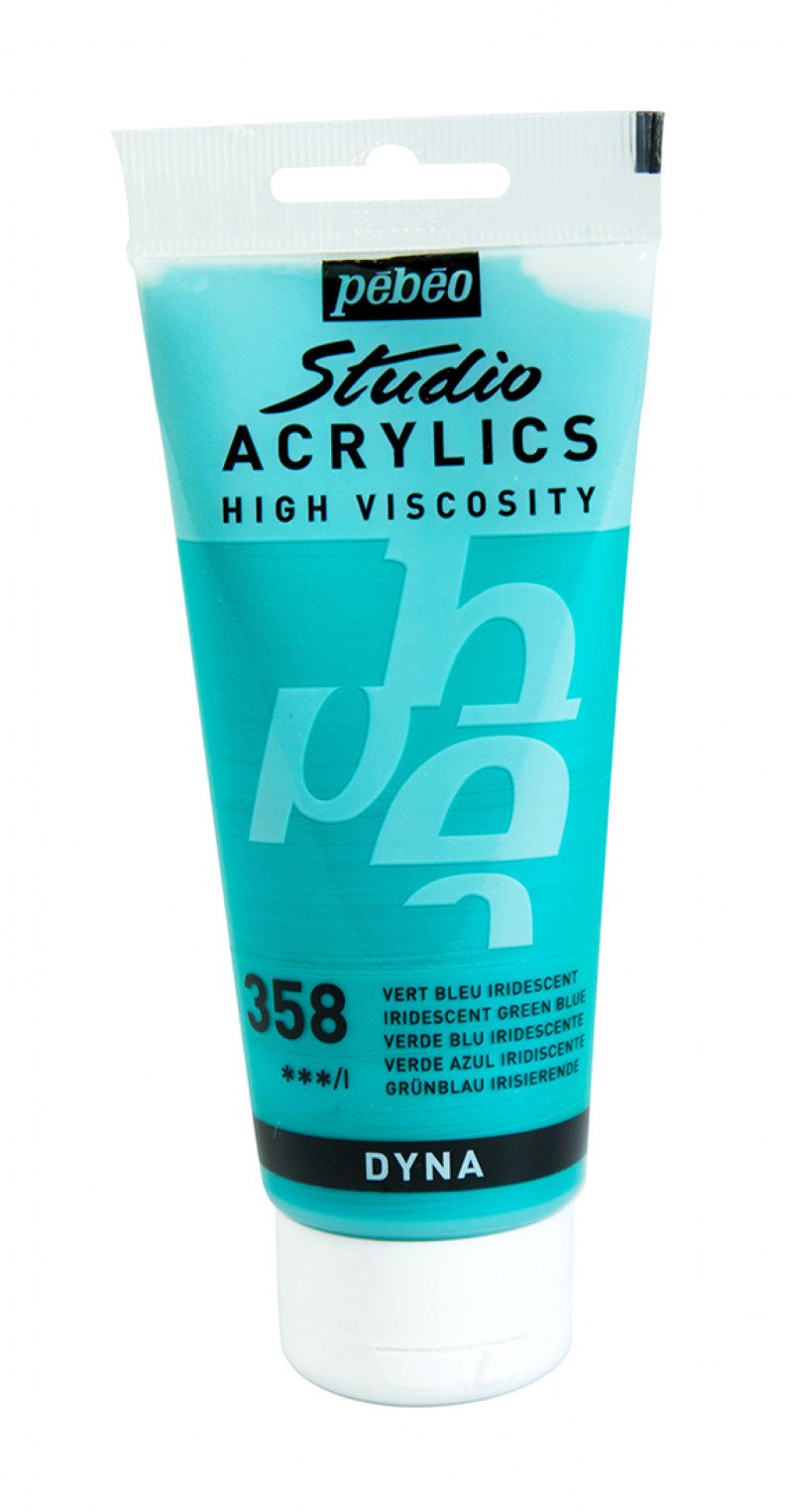 Pebeo Studio Acrylfarbe 100 ml - 358 - Blau Irisierend