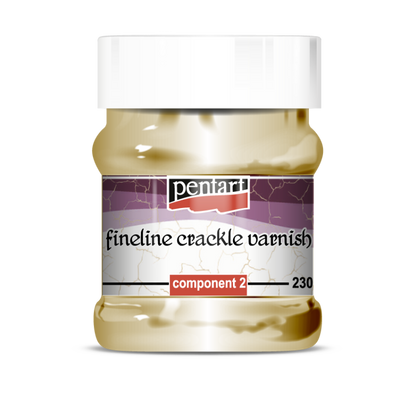 Pentart Fineline 2-Komponenten Craquelé Firnis